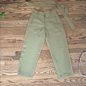 Wilfred jallade crepe pant ludlow olive green